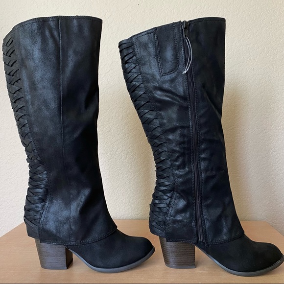 FERGALICIOUS Women’s Black Tinley Knee High Boots - Picture 6 of 11